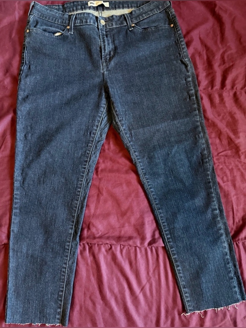 Women’s Levi's Blue Cropped Legging Jeans - Picture 1 of 7